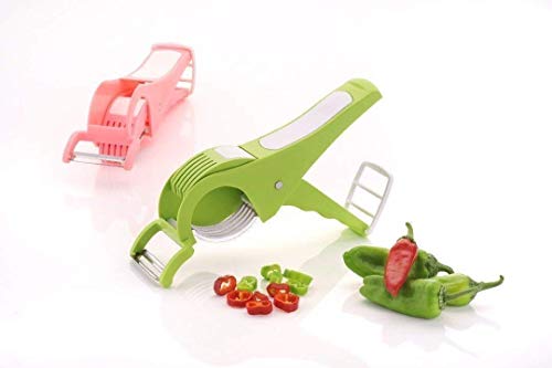Image of Vegetable Cutter with Peeler [Multicolor]