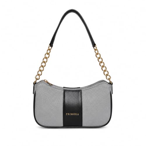 Image of Colorblocked Shoulder Bag for Women with Adjustable & Detachable Sling Strap | Stylish Crossbody & Shoulder Purse | Lightweight Daily Use Handbag for Office, Travel & Casual