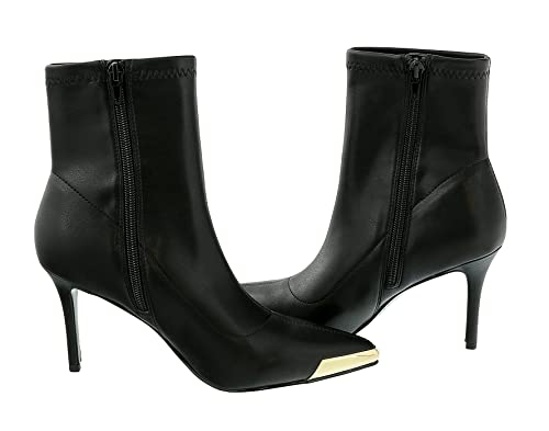 Versace Jeans Couture Black Side Zip Cap Toe Ankle Boot- for womens - Image 6