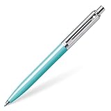 Sheaffer Sentinel, Turquoise Resin Barrel, Chrome Cap, Nickel Plate Trim, Ballpoint (E23211951)