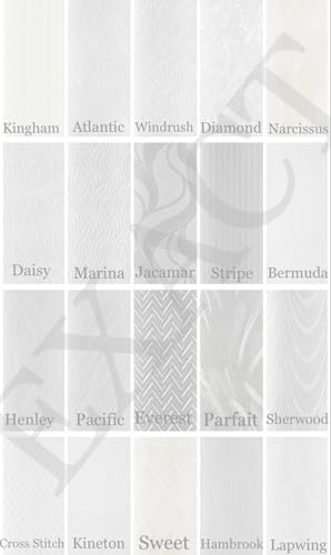 Vertical Blinds Replacement Slats WHITE 89mm (3.5") MADE TO MEASURE Manufactured By EXACT BLINDS.