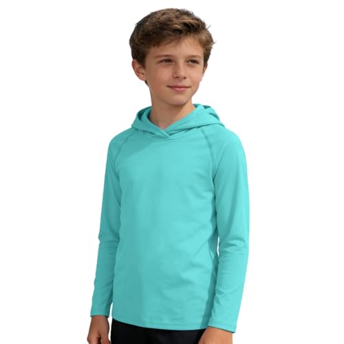 Sudadera Infantil con Capucha para Verano Manga Larga Transpirable Ligera Deporte al Libre Uso Casual niño