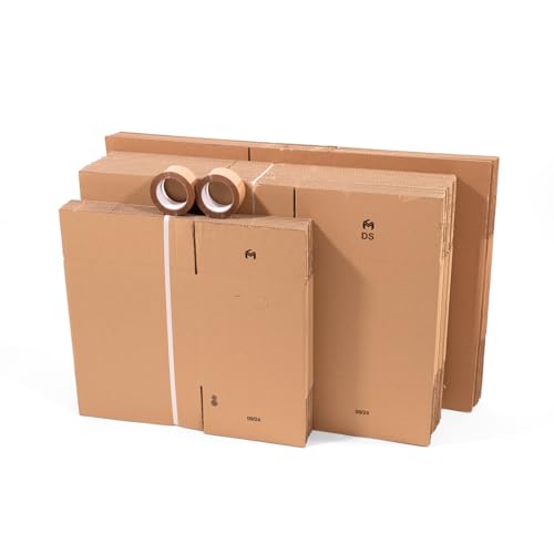 Carton Market Brun Kit de déménagement Pratique en Carton