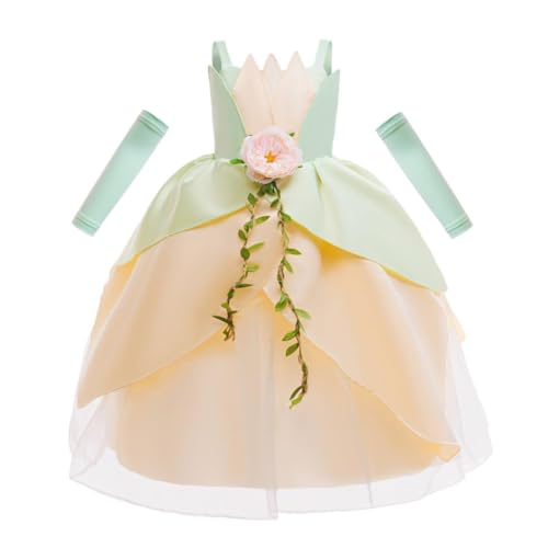 Disfraz completo princesita rana para niñas talla 10–12