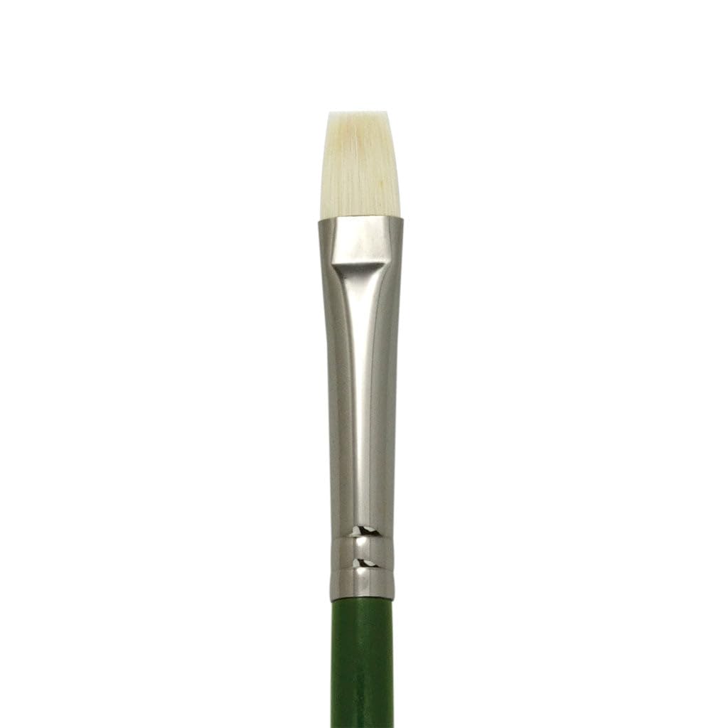 Langnickel Regis Long Handle Bristle Oil Bright Brush - Artist Paint Brush - L400B-10 - Single