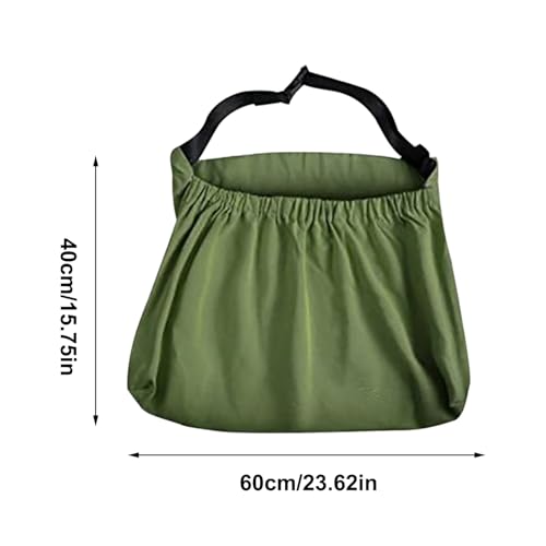 Gardening Apron Tool Belt, Utility Garden Tool Bag, Canvas Adjustable Accessories Pouch for Construction Carpentry Roofing Home Improvement - Image 5