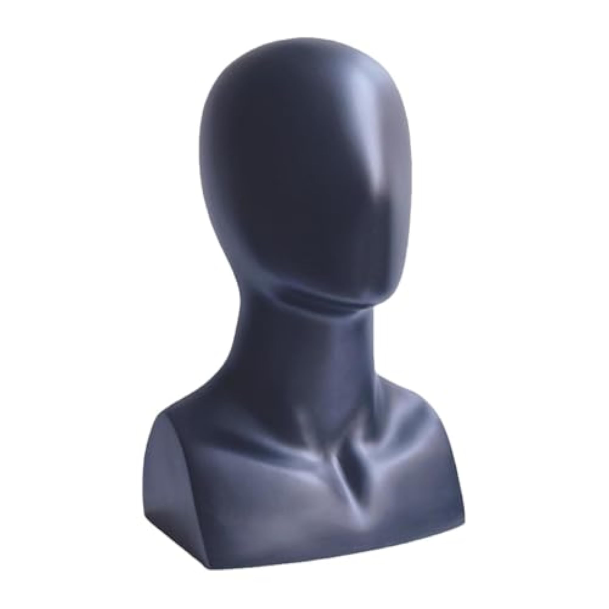 Mannequin Head with Shoulder Wig Display Stand for Necklace