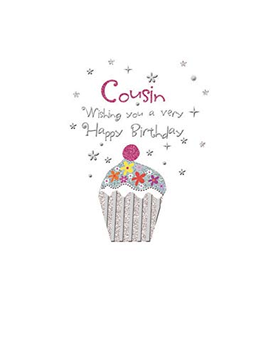 Piccadilly Greetings Modern Birthday Card Cousin - 8 x 6 inches