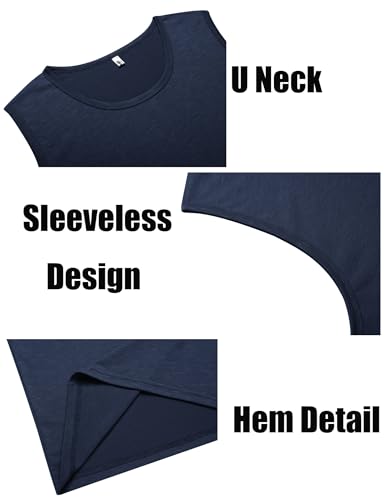 Image of COOFANDY Men's 3 Pack Workout Tank Tops Gym Muscle Tee Bodybuilding Fitness Sleeveless T Shirts