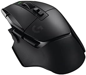 Logicool G G502 X LIGHTSPEED Wireless Mouse G502XWL-CRBK LIGHTFORCE Hybrid Switch HERO 25K Sensor, 13 Program Buttons, USB Type-C Charging, POWERPLAY Compatible, G502X, Black, PC Windows, Mac,