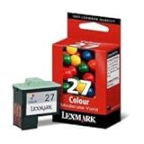 Lexmark Ink Cart/3c 140sh f Z13+23+25+33+35, Tinte Nr. 27 / Blister BA / cyan, magenta, gelb / 229 Seiten / für Z13,Z23,Z25,Z33,Z35, MFP-X75