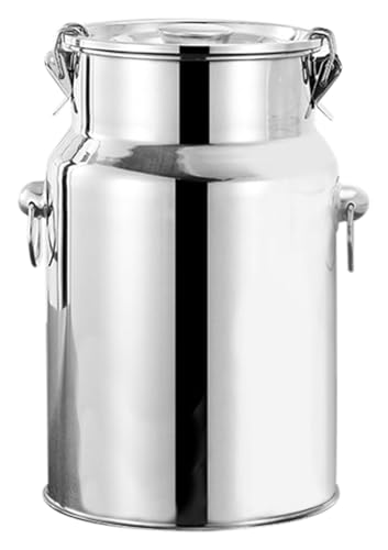 Seau scellé pour lait en acier inoxydable 11L contre les fuites de transport