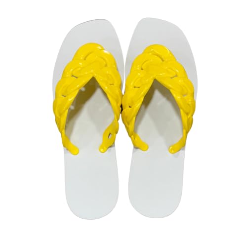 Image of Braided Strap Flip Flops, Casual Beach Sandals