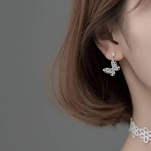 Boucles d'oreilles papillon diamant S925, le cadeau idéal pour elle