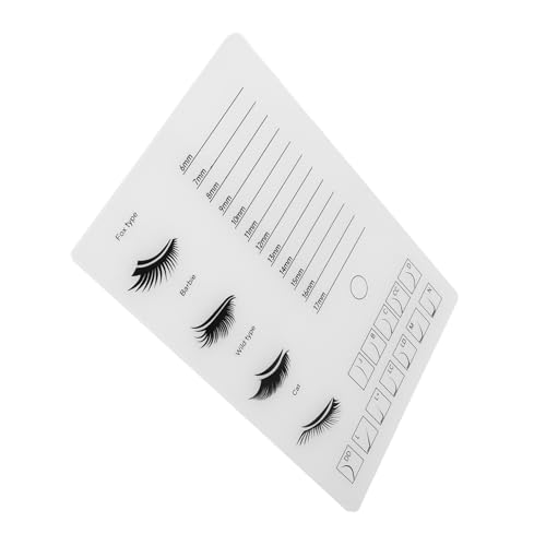FOMIYES Professional Lash Extension Supplies Acrylic Eyelash Board Lash Tiles Lash Tray