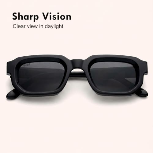 Image of Stood Square Sunglasses | UV Protected | Polycarbonate Frame | Shiny Finish | Men & Women | SG-STD0025
