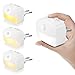 Produktbild Nachtlicht Steckdose mit Bewegungsmelder,nachtlicht dimmbar, Plug-in bewegungssensor Nachtlampe mit Dimmbar, Led nachtlicht Steckdosenlicht kinder lampe fürTreppe, Kinderzimmer,babyzimmer, flurlicht