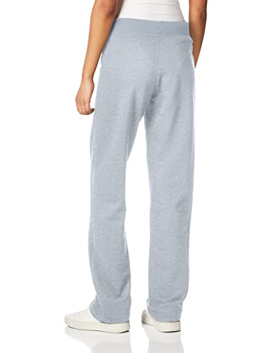 Fruit of the Loom Women's Essentials Live in Open Bottom Pant Pants, Athletic Heather, 2X-Large - image 3
