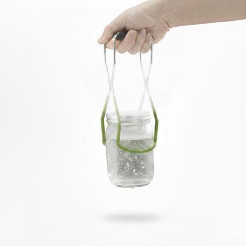 Canning Jar Lifter Tongs Stainless Steel Jar Lifter with Grip Handle for Safe and Secure Grip