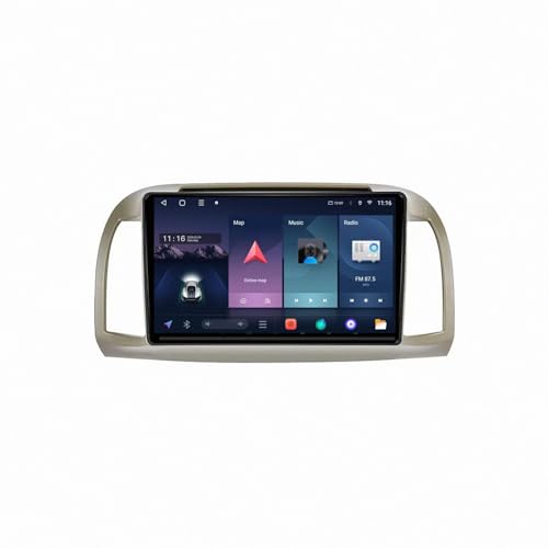 Autoradio para Nissan March K12 con pantalla tactil y GPS
