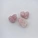 Sunshcat Natural Rose Quartz Frog Hand Carved Pocket Animal Room Decor Gemstone,1.5 Inches Crystals and Healing Stone Figurines ﻿