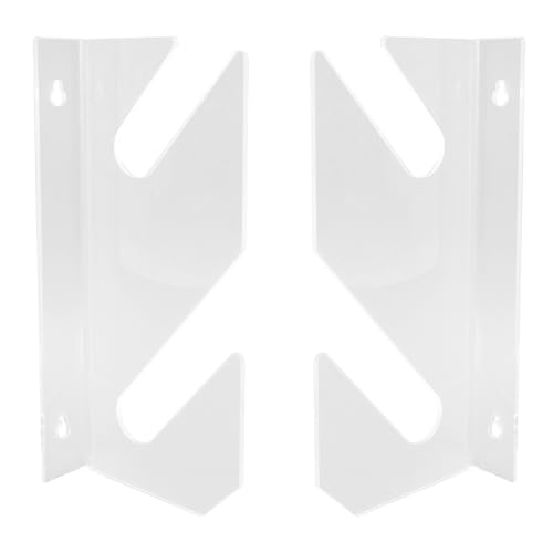 Asixxsix Acrylic Transparent Skateboard Wall Mount Display Rack, 2 Tier Skateboard Horizontal Storage with Hardware, Skateboard Display Rack for Longboard, Snowboard