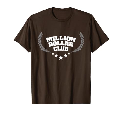 Million Dollar Club Award Shirt T-Shirt, Men, Brown, 3X-Large