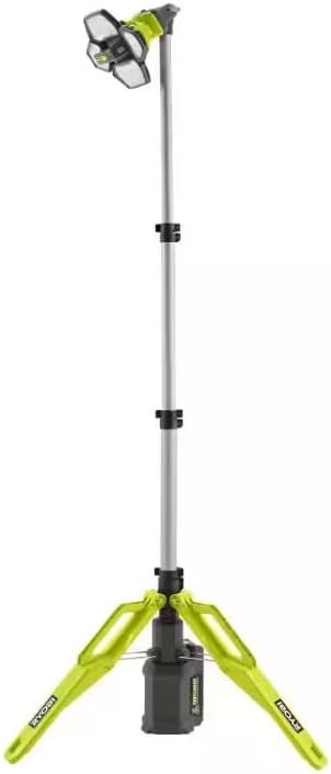 RYOBI Hybrid Tri-Power Tripod Light Work Jobsite Garage Portable (Tool Only) (Renewed)