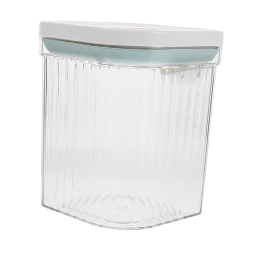 UPKOCH caja de leche en polvo recipiente de granos de café contenedores de almacenamiento de fórmulas contenedor de viaje de proteína en polvo recipiente de cereal ABS Transparent
