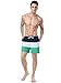 SHENGRUI Men's Swim Trunks Quick Dry Casual Swim Shorts Green M