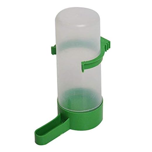 Li-ly Oiseaux Bouteille d'eau mangeoires automatiques Cuvette d'eau Oiseau fontaines intelligentes pour la Cage de volière Durable et Pratique