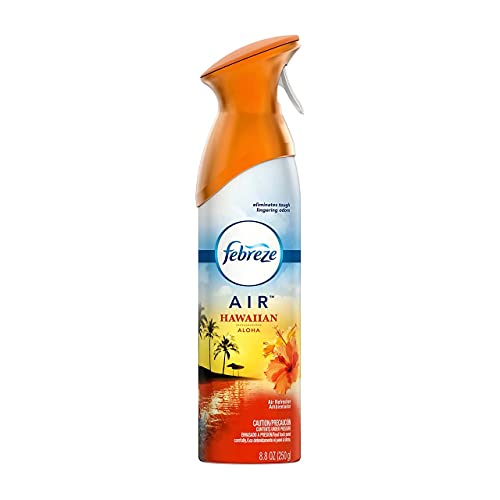 Image of Febreze Air Freshener and Odor Eliminator Spray, Linen & Sky and Hawaiian Aloha Scents, 8.8oz (Pack of 4)