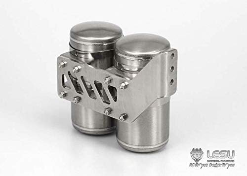 Lesu Metal CNC Air Tank for 1/14 Rc DIY 3348 Dumper Tractor Truck