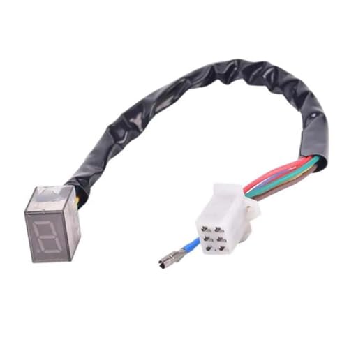 ギアインジケーターディスプレイ Led デジタルギアインジケータオートバイ 8 デジタル表示スピードメーターインジケータオートバイ表示シフトレバーセンサー