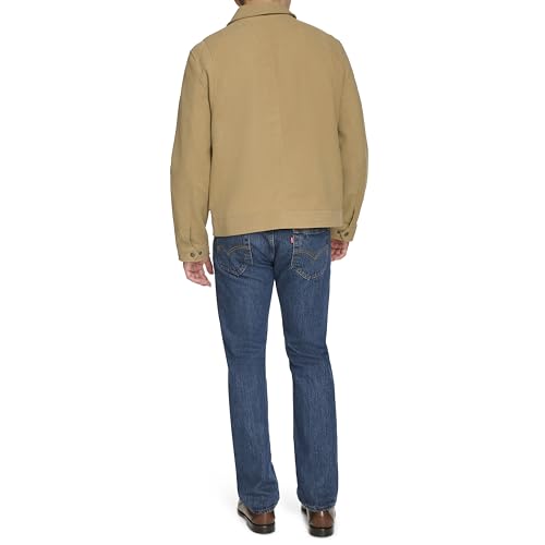 Image of Levi's Men's Faux Leather Laydown Collar Racer Jacket
