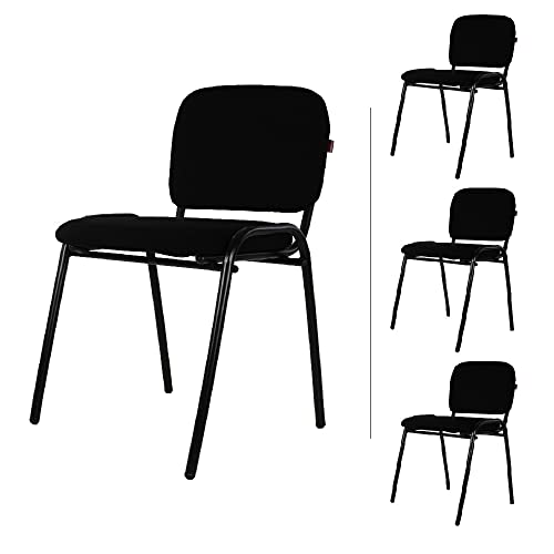 MUNDO IN MUEBLES Paquete de 4 sillas de Visita 104Z Tapizada...