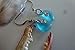 Light Blue Sea Glass Earrings Small 0.5 Inches Nautical Ocean Coast Hawaiian Foam Beach Handmade Mermaid Tears Jewelry for Women and Girls Gift Under 20 Dollars