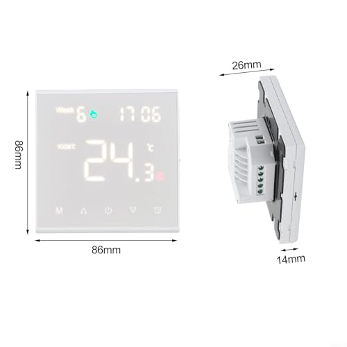 Thermostat WiFi chauffage au sol eau programmable 3A intelligent