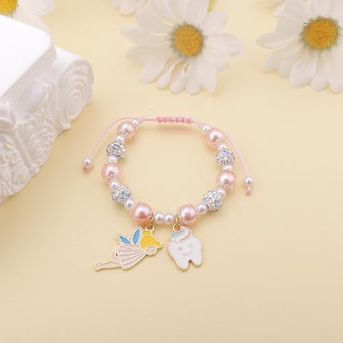 Image of PARTNER Meaningful Tooth Fairy Gifts for Women First Lost Tooth Keepsake for Celebration & Reward with Message Card Milestone Jewelry Gift from Toothfairy