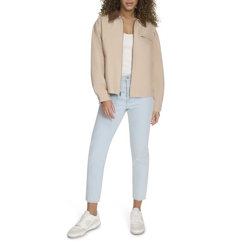 Image of Levi's Women's Zip Up Utility Jacket with Collar