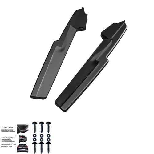 Hinten Splitter kompatibel mit AUDI S6 C8 (Limousine–Avant) 2019+