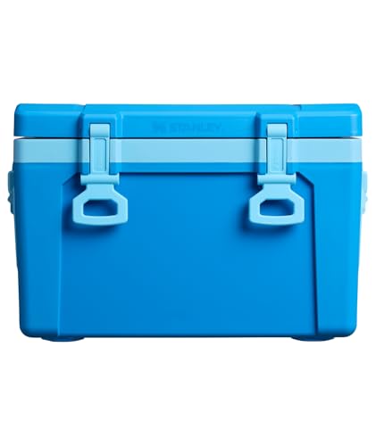 Image of Stanley Adventure Outdoor Cooler 24 qt | Heavy Duty Outdoor Camping Cooler with Easy Carry Top Handle | BPA-Free | Azure