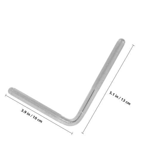 Varilla extensora para soporte de campana de metal para kit de batería con diseño compacto y portátil, accesorio versátil para percusión miniatura 2