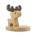 Produktbild Vi.yo Handyhalter Handyhalterung Multi Winkel Handy Ständer Hölzerner Hirsch Telefonhalter Leicht und tragbar Geeignet für Zuhause Büro Reisen, Aus Holz, 10.5cm*8.5cm*7cm