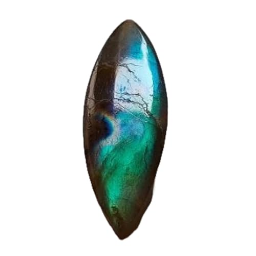 Pierre de labradorite véritable forme marquise pour haute joaillerie DIY