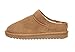 CUSHIONAIRE Women's Hilo Vegan Suede Cozy Mule +Memory Foam, Chestnut Vegan Suede 9