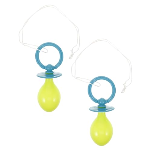 Hemobllo 2 Piezas Chupete Accesorio Suave Piel de Plástico Azul Reutilizable Gigante para Adulto Adecuado para Fiestas Temáticas y Eventos de Cosplay