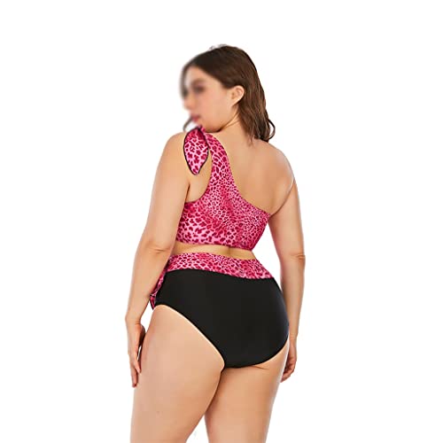 Bikinis plus taille gainant avec maillot de bain en taille haute - 7