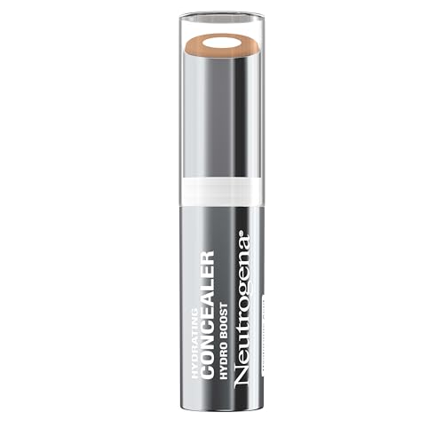 Image of Neutrogena Hydro Boost Hydrating Natural Concealer Stick For Dry Skin, Oil-Free, Lightweight, Non-Greasy And Non-Comedogenic Cover-Up Makeup With Hyaluronic Acid, 40 Medium, 0.12 Oz