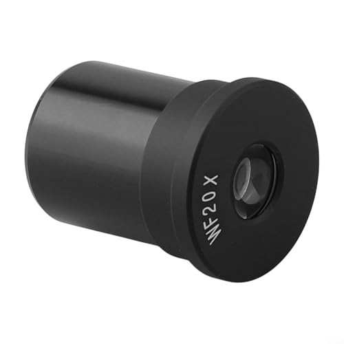 Oculaires grand angle optimisés WF5X WF10X WF15X WF16X WF20X WF25X pour une compatibilité microscope de 23,2 mm Résultats d'image clairs et lumineux (WF20X/10)
